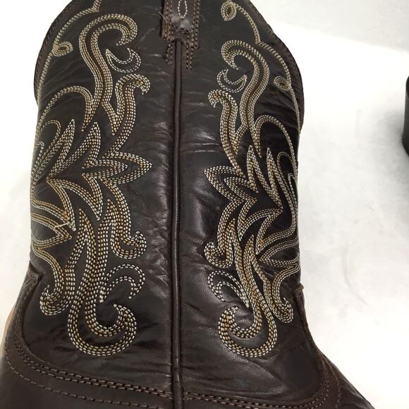 ARIAT Women's Legend Chocolate Chip Western Boots Snip Toe Sz 7B - Picture 8 of 11